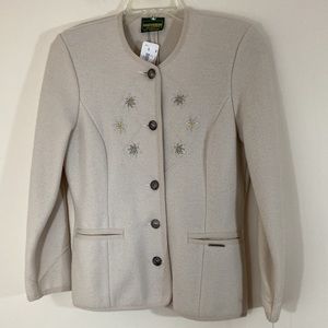 Geiger Collections Wool Jacket Size M NWT